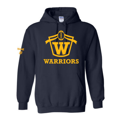 Gildan Unisex FF Warriors Printed Hoodie Thumbnail