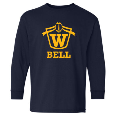 Gildan Youth FF Bell Printed Long Sleeve Thumbnail