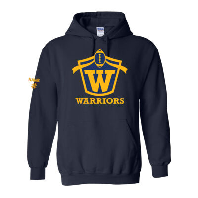 Gildan Unisex FF Warriors Twill Hoodie Thumbnail